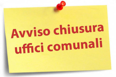 CHIUSURA UFFICI COMUNALI AL PUBBLICO PER EMERGENZA COVID-19